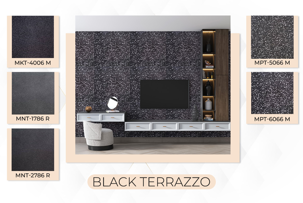 BLACK TERRAZZO